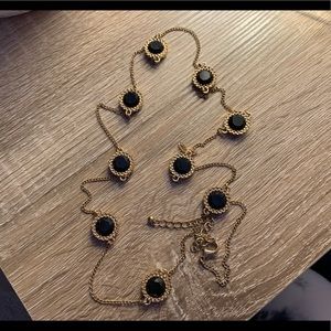 Long statement necklace